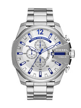 Diesel Mega Chief Chrono Silver Men's Watch  DZ4477 - Big Daddy Jewelry