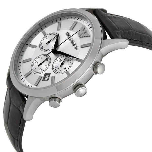 Emporio Armani Classic Chronograph Silver Dial Men's Watch AR2432 - Big Daddy Jewelry #2