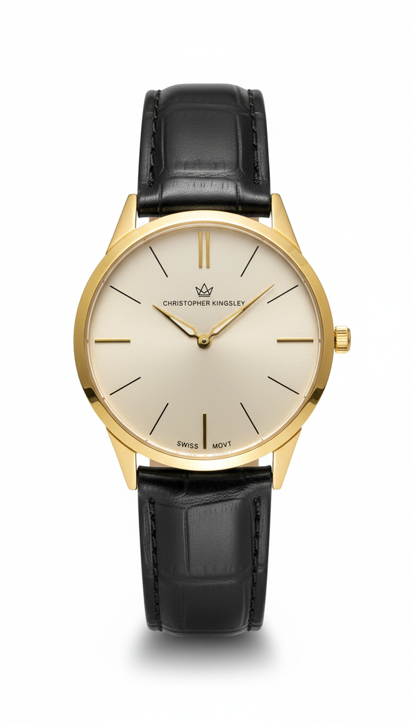 Christopher Kingsley Gold Men's Watch - 00000