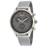 Hugo Boss Companion Chronograph Grey Dial Men's Watch 1513549 Water resistance: 50 meters Movement: Quartz