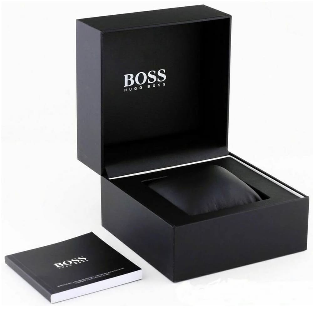 Hugo Boss Ikon Chronograph Grey Dial Two Tone Steel Strap Watch for Men - 1513339 1513339 - Image 9