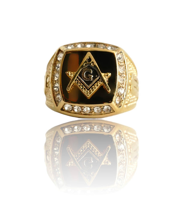 Big Daddy Masonic Gold Ring
