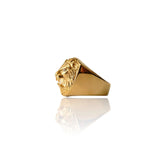 Big Daddy Lion Head Gold Ring