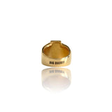 Big Daddy Bling Cross Gold Ring