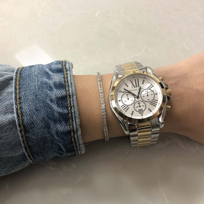 Michael Kors Bradshaw Chronograph Two-tone Ladies Watch MK5855 - Big Daddy Jewelry #6