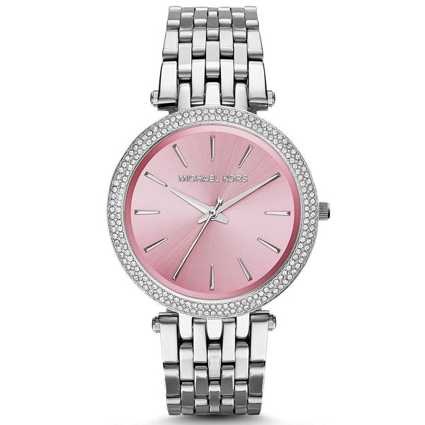 Michael Kors Darci Crystal Paved Pink Dial Ladies Watch  MK3352 - Big Daddy Jewelry