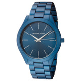 Michael Kors Slim Runway Navy Blue Unisex Watch  MK4503 - Big Daddy Jewelry