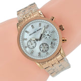 Michael Kors Chronograph Rose Gold Ladies Watch MK5026 - Big Daddy Jewelry #5