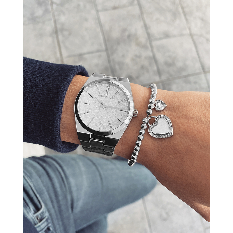 Michael Kors Channing Silver Steel Women's Watch MK6626
