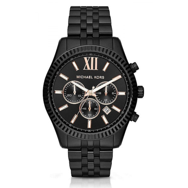 Michael Kors Lexington Black Chronograph Men's Watch  MK8467 - Big Daddy Jewelry