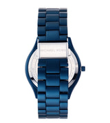 Michael Kors Slim Runway Navy Blue Unisex Watch MK4503 - Big Daddy Jewelry #3
