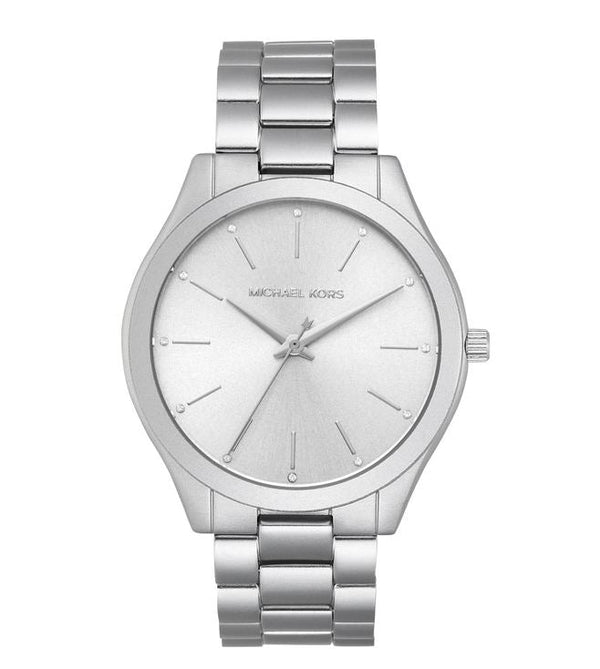 Michael Kors Slim Runway Silver Unisex Watch  MK4502 - Big Daddy Jewelry