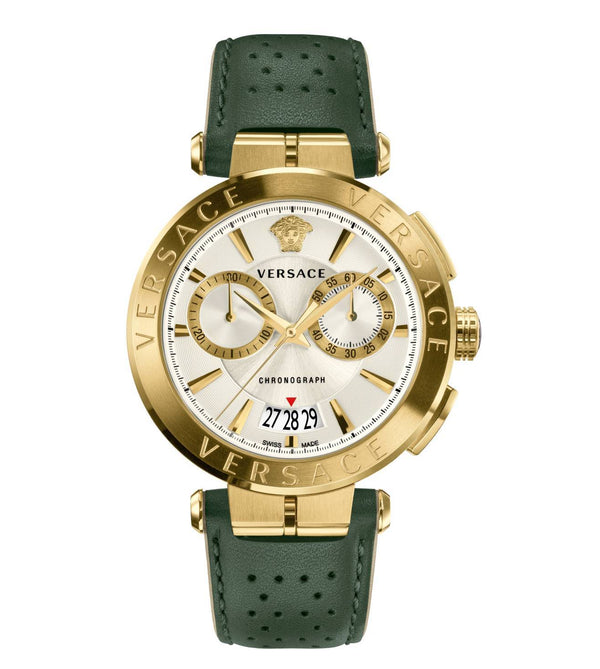 Versace Aion Chronograph Green Strap Men's Watch  VBR020017 - Big Daddy Jewelry