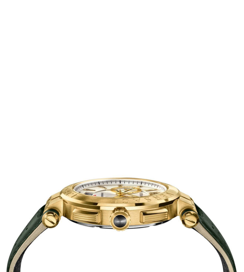 Versace Aion Chronograph Green Strap Men's Watch VBR020017 - Big Daddy Jewelry #2