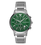 Emporio Armani Chronograph Stainless Steel Green Dial Men's Watch  AR11507 - Big Daddy Jewelry