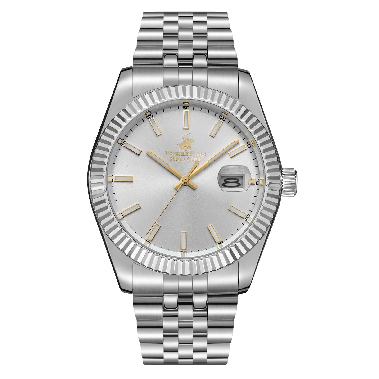 Beverly Hills Polo Club Silver Men's Watch BP3018X.331 BP3018X.331 - Image 1