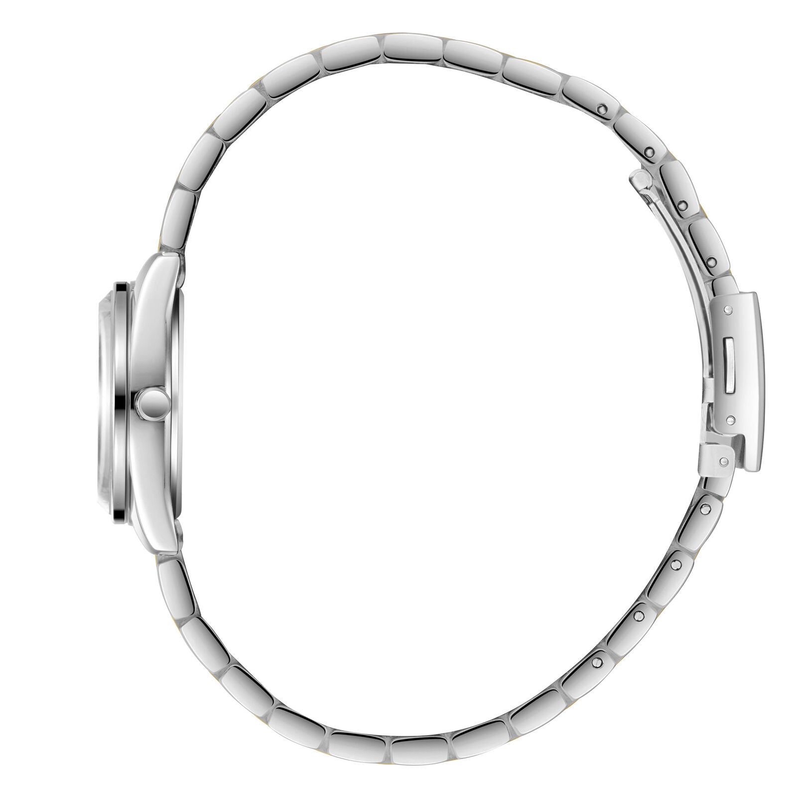 Lee Cooper Sylara White MOP Dial Two Tone Watch - LC08299.230