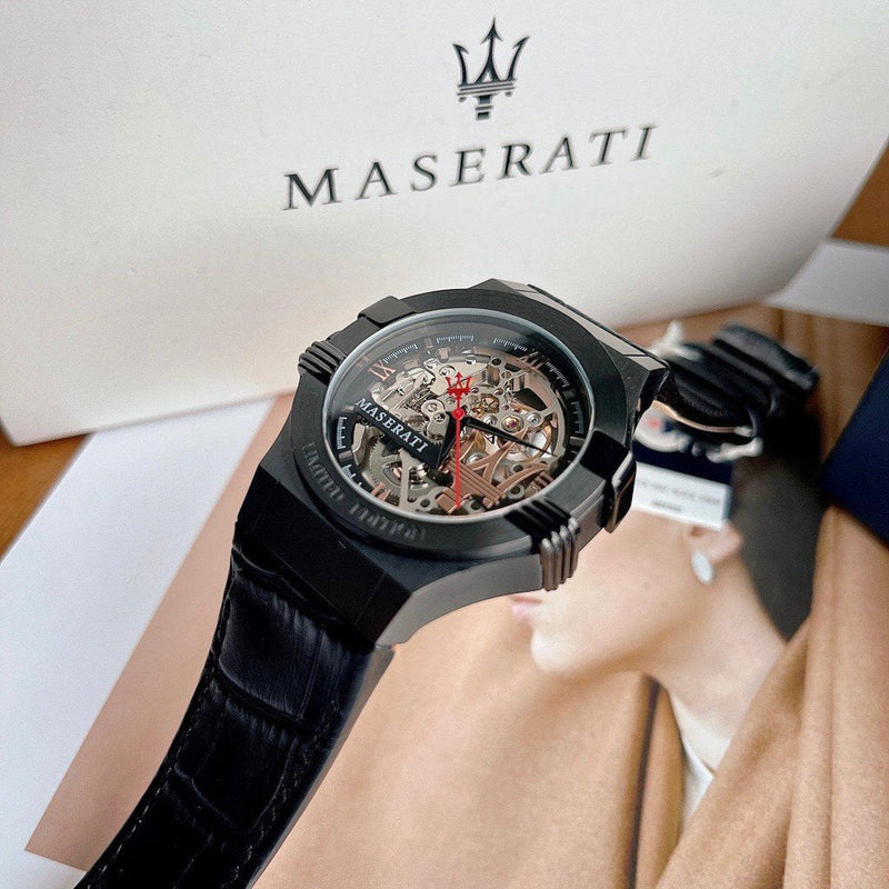 Maserati Watch Automatic Skeleton Men's Watch R8821108021 - Big Daddy Jewelry #5