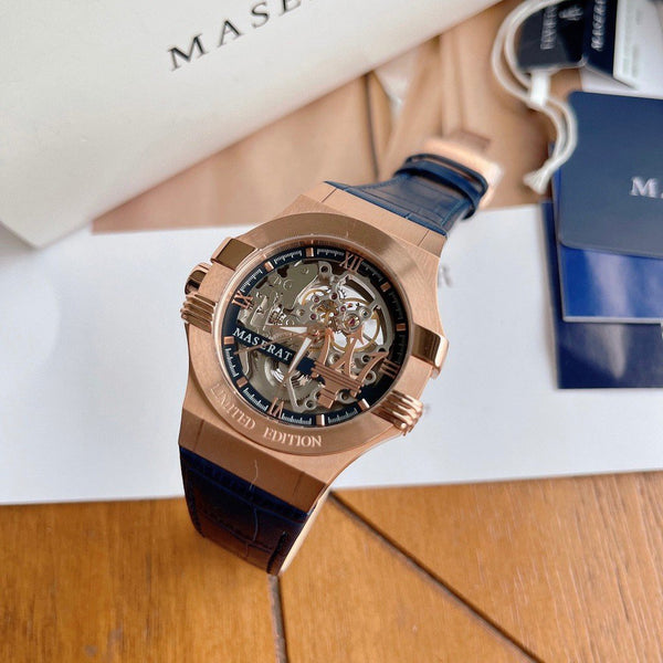 Maserati Watch Automatic Skeleton Rose-Gold Men's Watch  R8821108022 - Big Daddy Jewelry