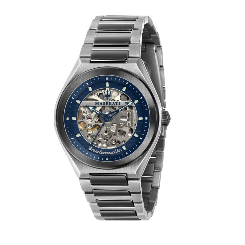 Maserati Triconic Blue Dial Gunmetal Men's Watch  R8823139001 - Big Daddy Jewelry