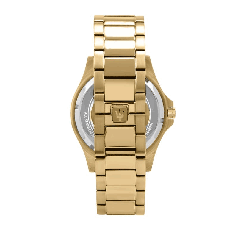 Maserati Sfida Black/Yellow Gold-Toned Men's Watch R8823140003 - Big Daddy Jewelry #3