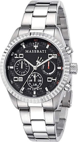 Maserati Chronograph Black Dial Stainless Steel Men's Watch  R8853100012 - Big Daddy Jewelry