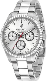 Maserati Silver Stainless-Steel Quartz Men's Watch  R8853100018 - Big Daddy Jewelry