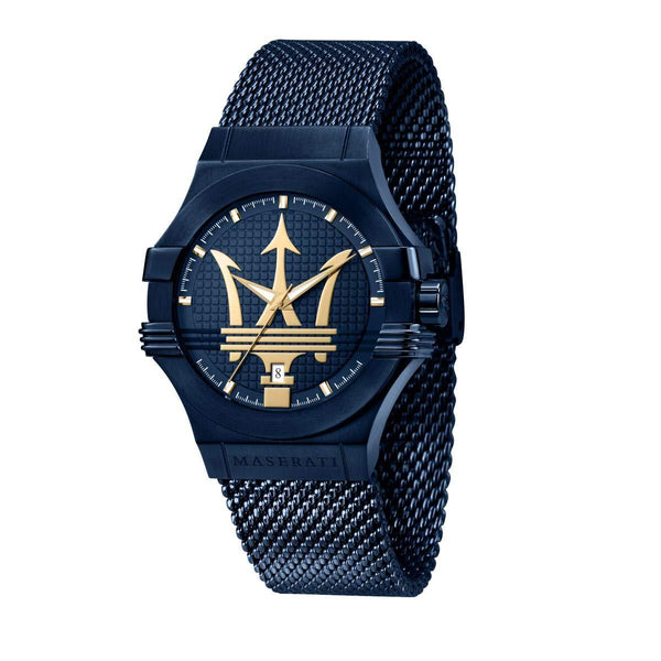 Maserati Potenza Analog Blue Dial Men's Watch  R8853108008 - Big Daddy Jewelry