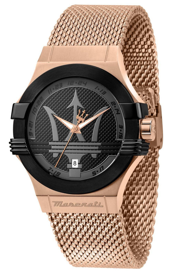 Maserati Potenza Rose Gold Mesh Bracelet   R8853108009 - Big Daddy Jewelry