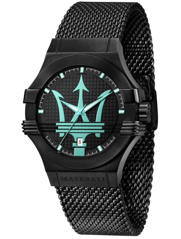 Maserati Potenza Aqua Edition Black Mesh Men's Watch  R8853144002 - Big Daddy Jewelry
