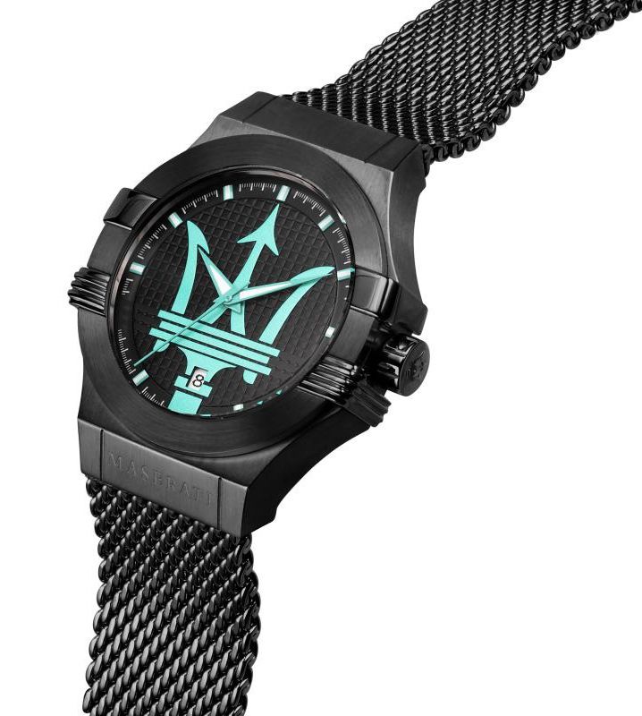 Maserati Potenza Aqua Edition Black Mesh Men's Watch R8853144002 - Big Daddy Jewelry #4