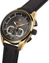 Maserati Black Leather Men's Watch R8871612033 - Big Daddy Jewelry #5
