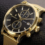 Maserati Epoca 42mm Gold Mesh Men's Watch R8873618007 - Big Daddy Jewelry #5