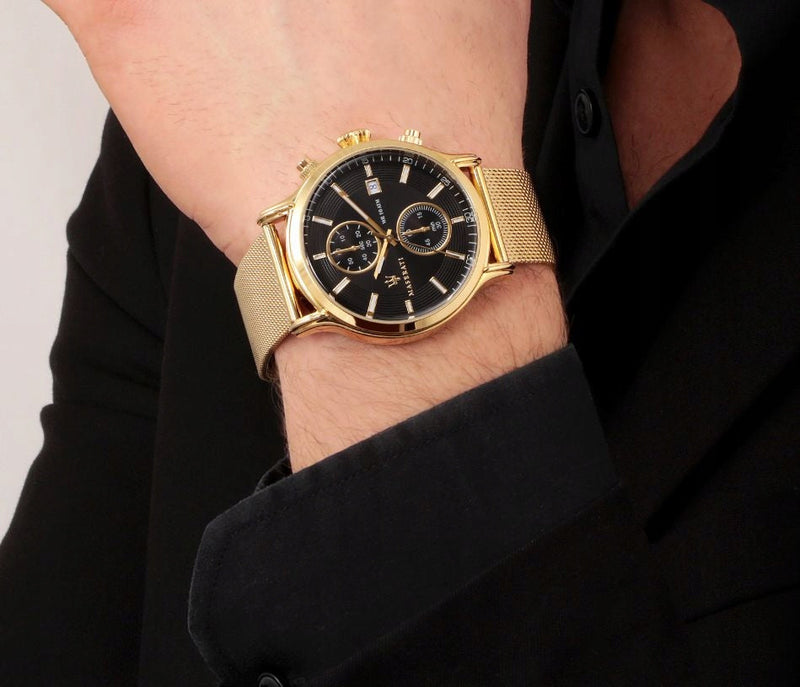 Maserati Epoca 42mm Gold Mesh Men's Watch R8873618007 - Big Daddy Jewelry #6