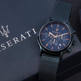 Maserati Epoca Analog Blue Dial Men's Watch R8873618010 - Big Daddy Jewelry #6