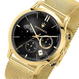 Maserati Ricordo Chronograph Black Dial Men's Watch#R8873633003 - Big Daddy Jewelry #2