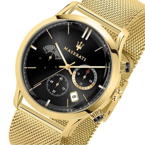 Maserati Ricordo Chronograph Black Dial Men's Watch#R8873633003 - Big Daddy Jewelry #2