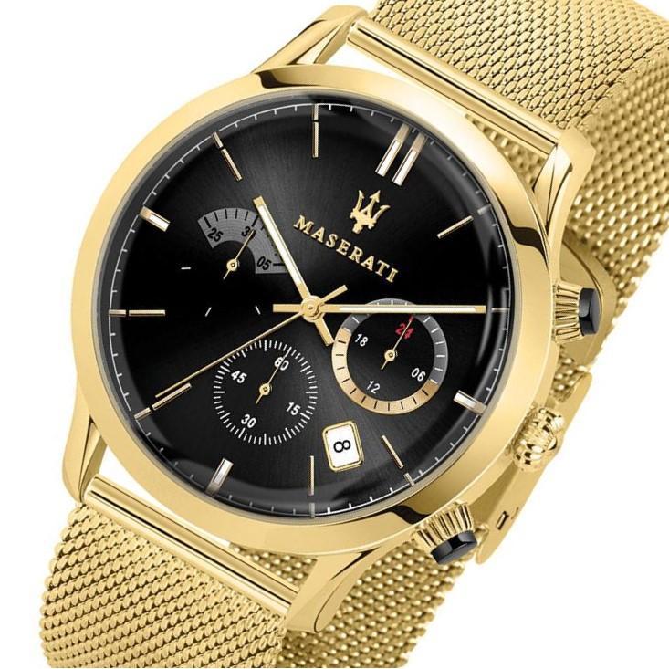 Maserati Ricordo Chronograph Black Dial Men's Watch#R8873633003 - Big Daddy Jewelry #2