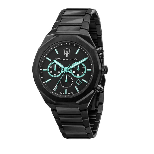 Maserati Stile Analog Black Dial Men's Watch  R8873644001 - Big Daddy Jewelry