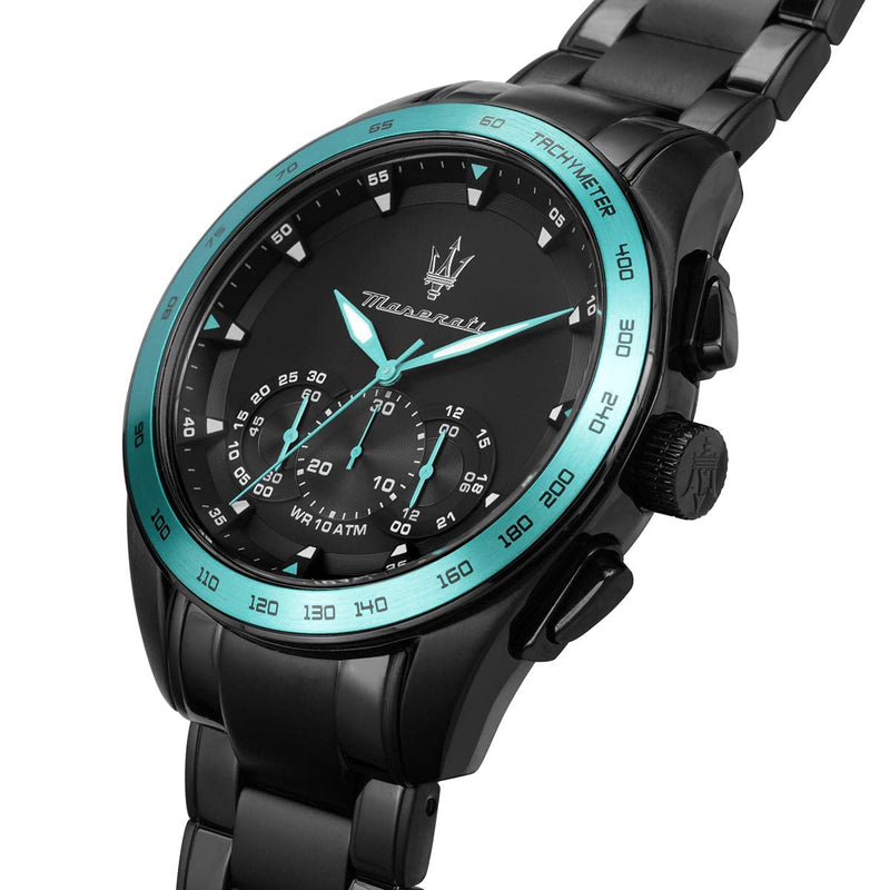 Maserati Traguardo Analog Black Dial Men's Watch R8873644002 - Big Daddy Jewelry #4