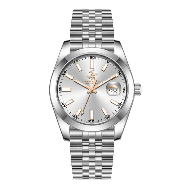 Beverly Hills Polo Club Silver Stainless Steel Men's Watch - BP3810X.330 BP3810X.330 - Image 1