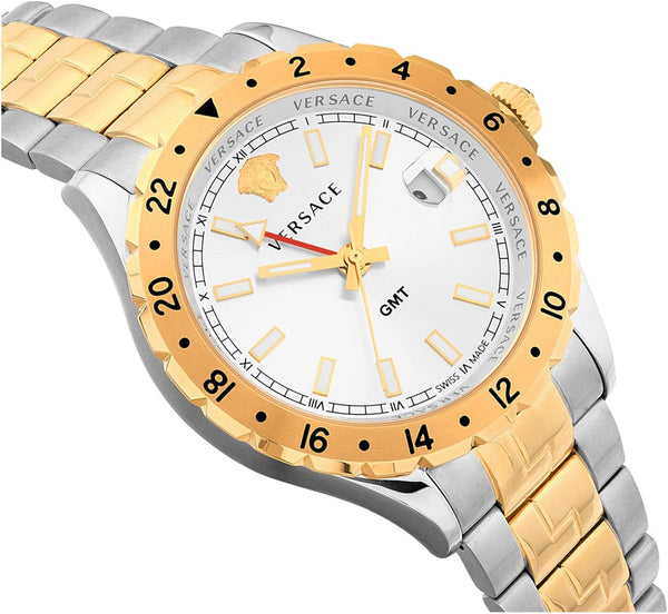 Versace Hellenyium Two-Tone GMT Men's Watch V11030015 - Big Daddy Jewelry #2