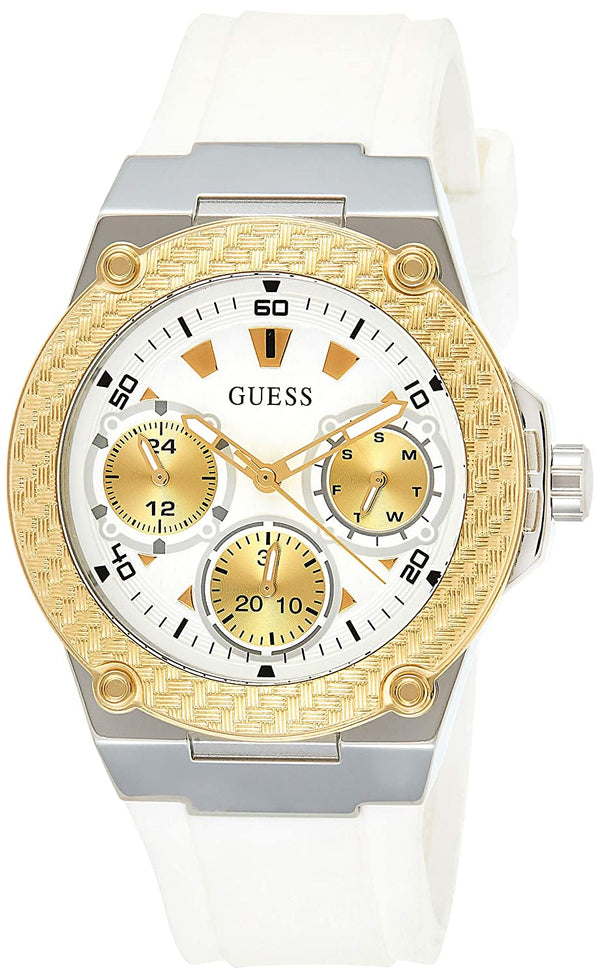 Guess Zena Analog White Dial Women's Watch  W1094L1 - Big Daddy Jewelry