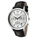 Emporio Armani Classic Chronograph Silver Dial Men's Watch  AR2432 - Big Daddy Jewelry