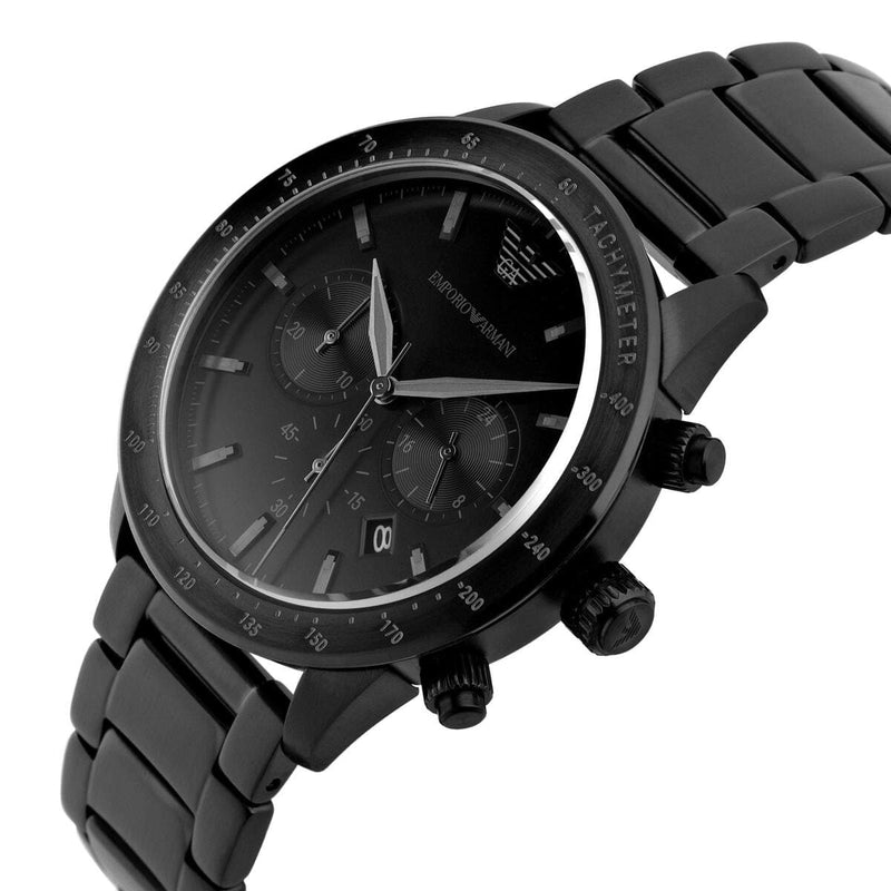 Emporio Armani Sport Chronograph Black Dial Men's Watch AR11242 - Big Daddy Jewelry #2