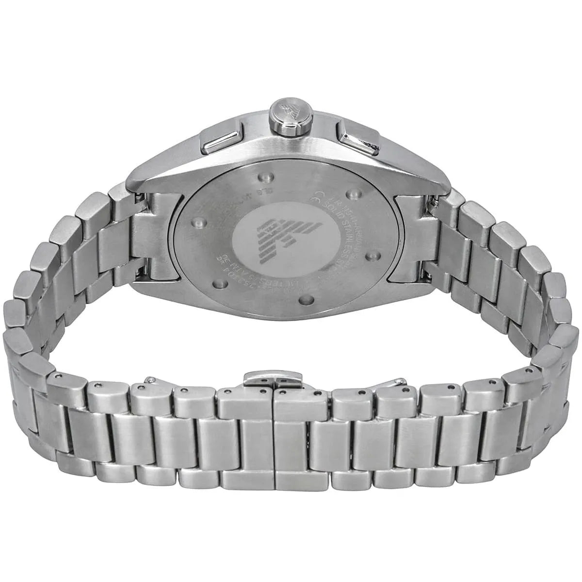 Emporio Armani Claudio Chronograph Blue Dial Silver Men's Watch - AR11541