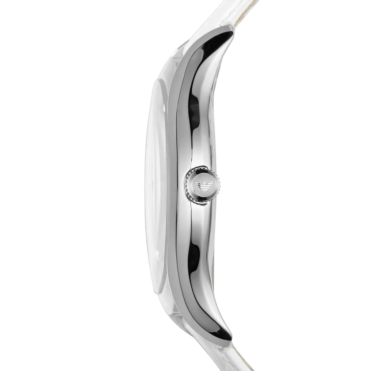 Emporio Armani Classic White Dial White Genuine Leather Men's Watch - AR1751