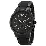 Emporio Armani Ceramica Chronograph Black Dial Men's Watch AR1451 - Big Daddy Jewelry