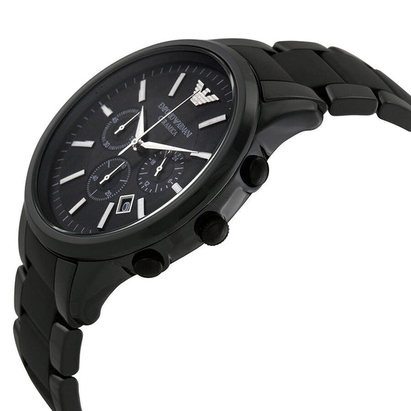 Emporio Armani Ceramica Chronograph Black Dial Men's Watch AR1451 - Big Daddy Jewelry #2