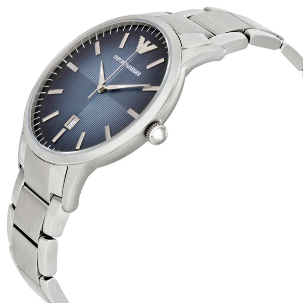 Emporio Armani Classic Blue Textured Dial Men's Watch #AR2472 - Big Daddy Jewelry #2